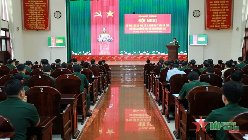 Bộ Quốc phòng tổ chức tập huấn nghiệp vụ pháp chế toàn quân năm 2023